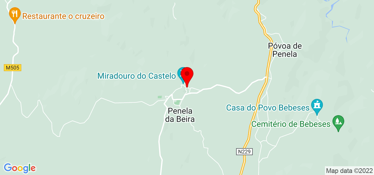 DJ Da Silva - Viseu - Penedono - Mapa