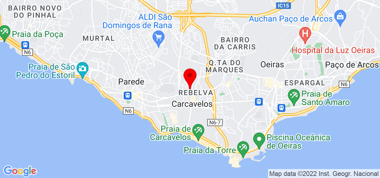 Gisella Costa - Lisboa - Cascais - Mapa