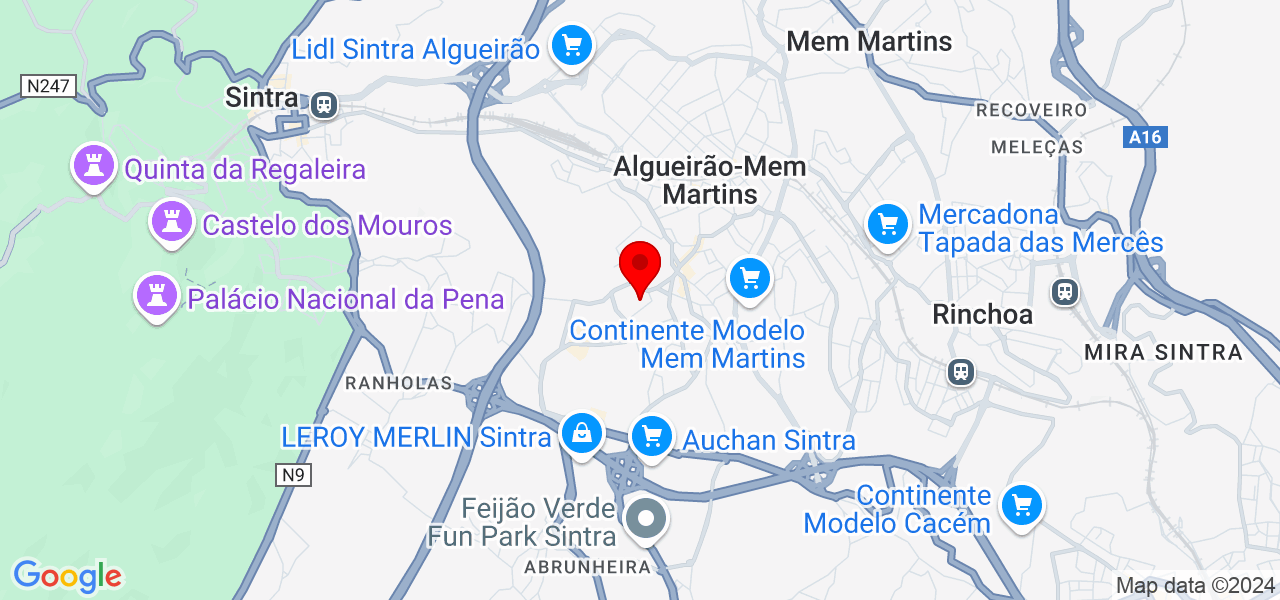 Silvia - Lisboa - Sintra - Map