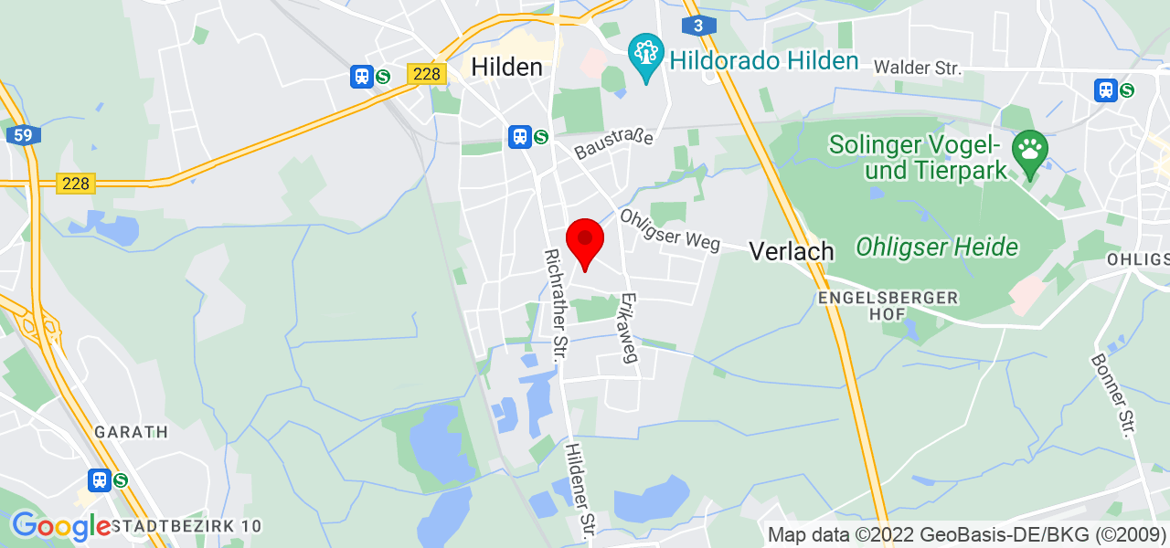 Piccolino Puppenspiel - Nordrhein-Westfalen - Mettmann - Karte