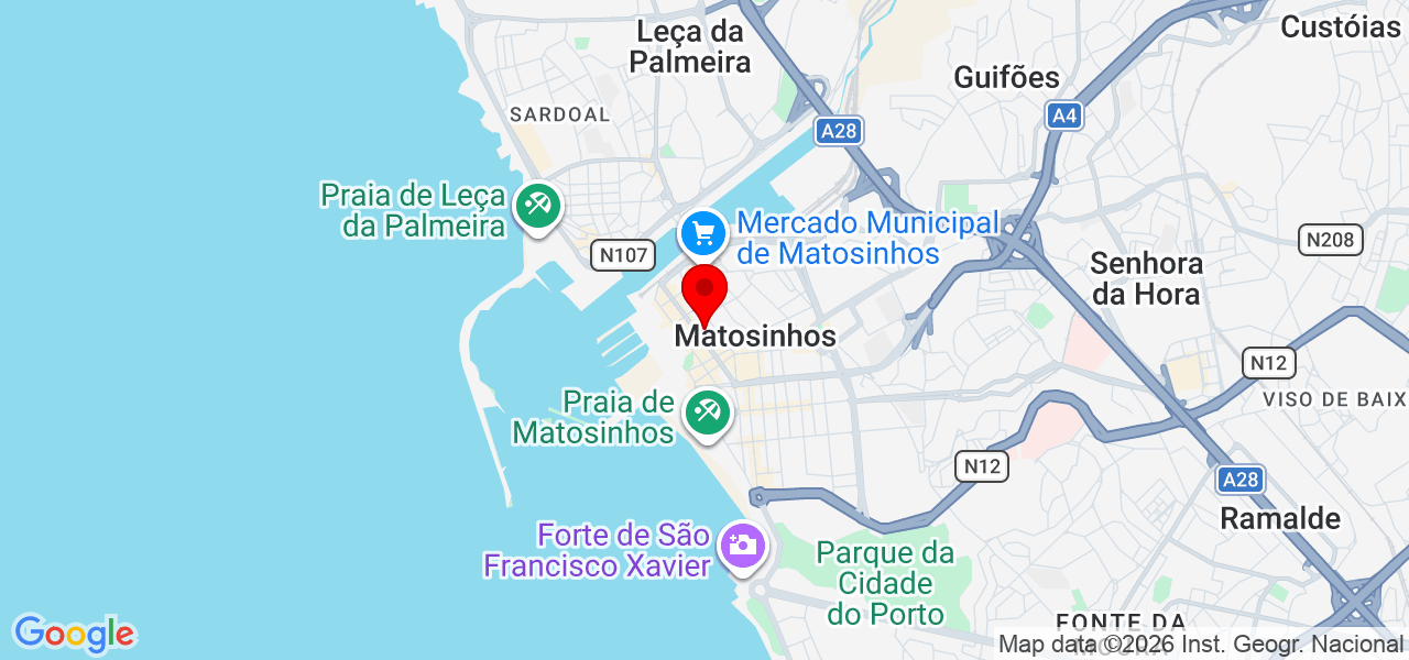 Raquel - Porto - Matosinhos - Mapa