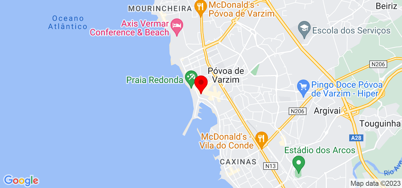Luzineide de Sousa - Porto - Póvoa de Varzim - Mapa