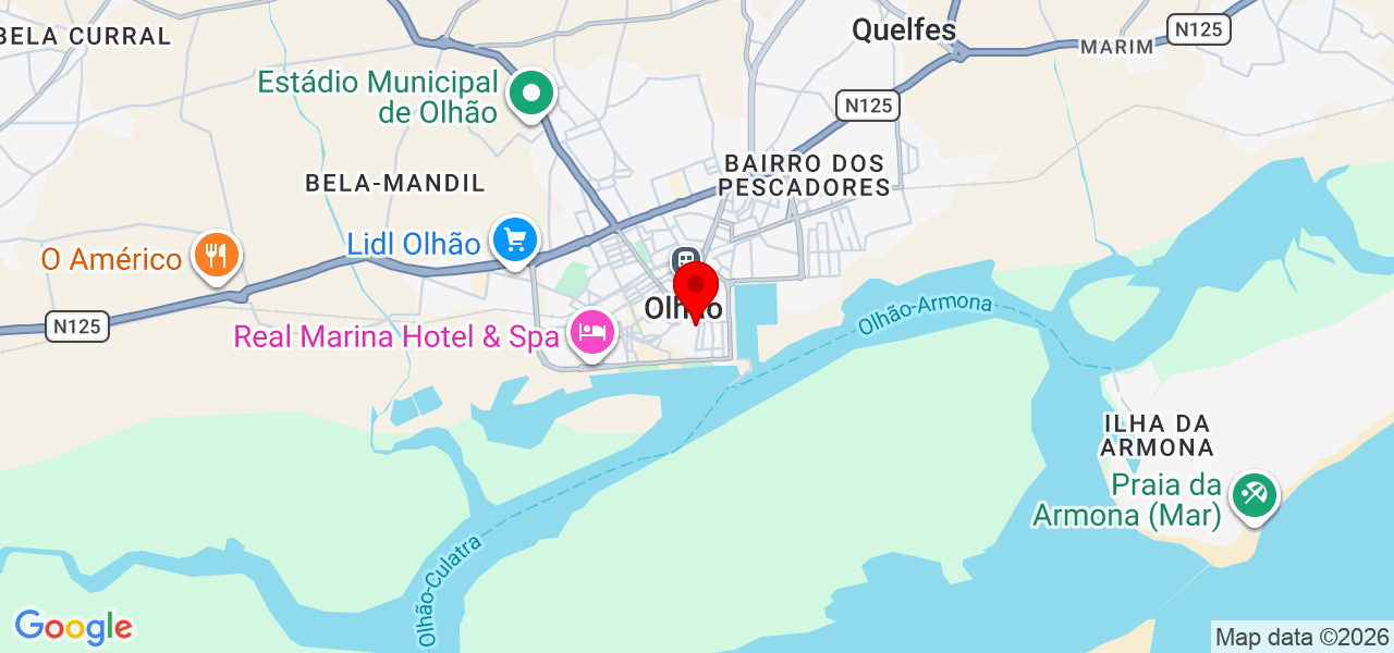 Ws solu&ccedil;&otilde;es - Faro - Olhão - Karte