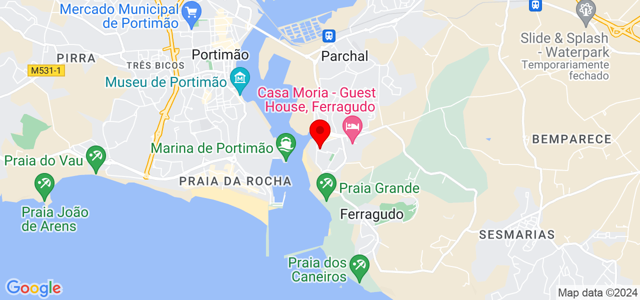 Ihor - Faro - Lagoa - Mapa