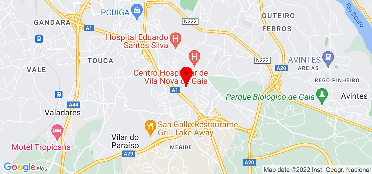 Eduarda Marques - Porto - Vila Nova de Gaia - Mapa