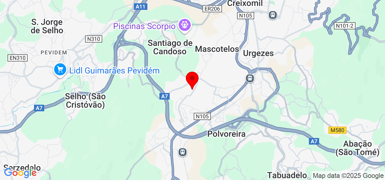 Filipe Pinheiro - Braga - Guimarães - Mapa