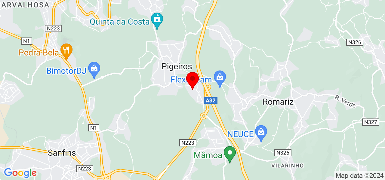 Gi Gomes - Aveiro - Santa Maria da Feira - Mapa