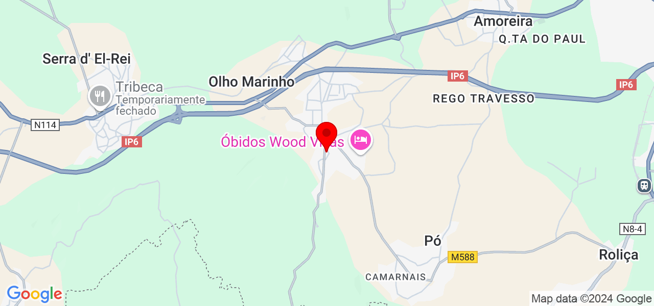 BrilhaLa - Leiria - Óbidos - Karte