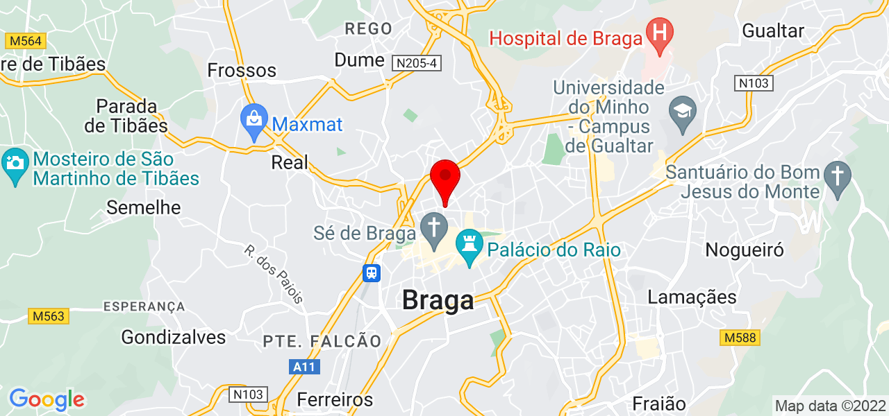 Jos&eacute; Marques Ferrari - Braga - Braga - Mapa