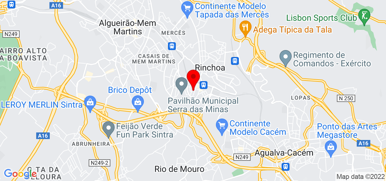 Liliane - Lisboa - Sintra - Map