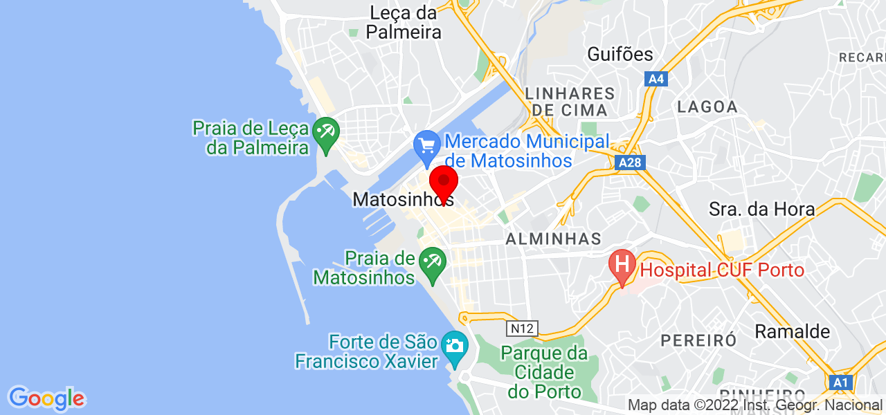 Nerci Constru&ccedil;&otilde;es - Porto - Matosinhos - Mapa