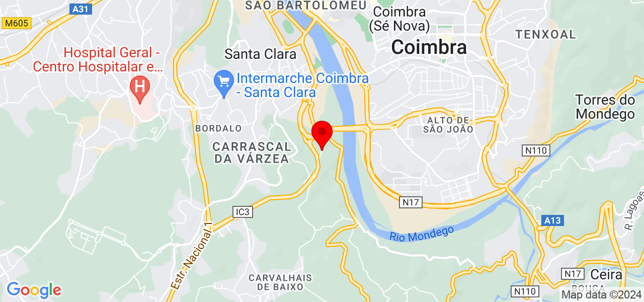 Katiucha - Coimbra - Coimbra - Mapa