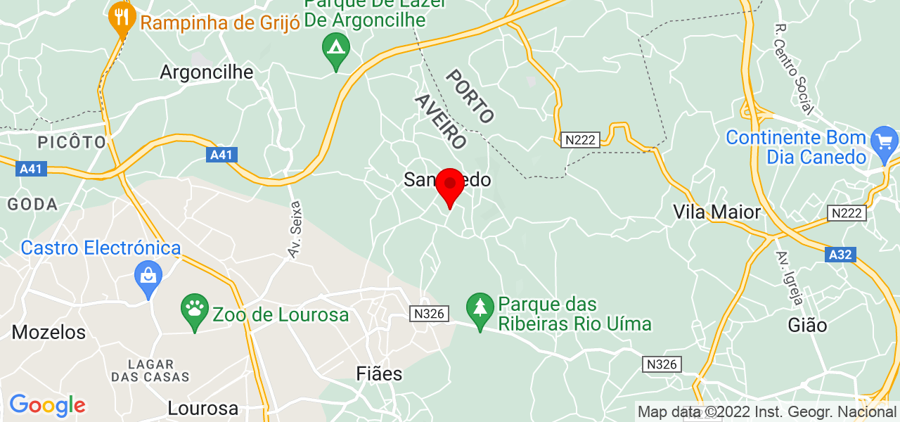 Vitor Moreira - Aveiro - Santa Maria da Feira - Mapa