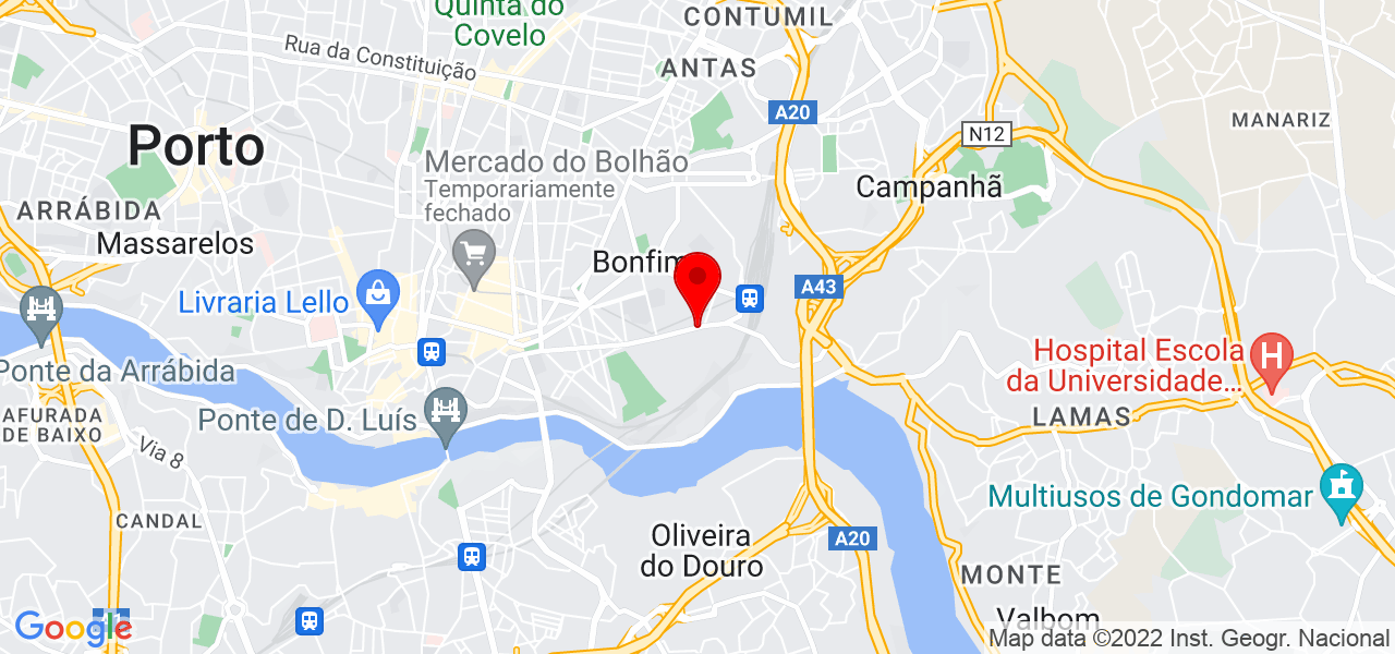 Plena Krause - Porto - Porto - Mapa
