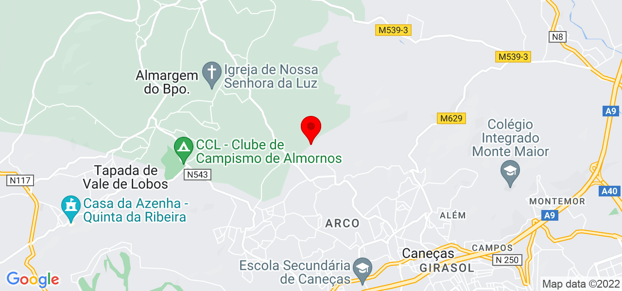 MPCARPINT - Lisboa - Sintra - Mapa