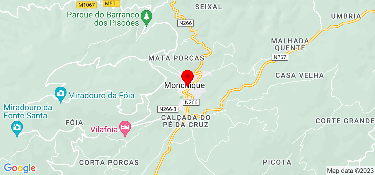 Ednaldo Araujo - Faro - Monchique - Mapa