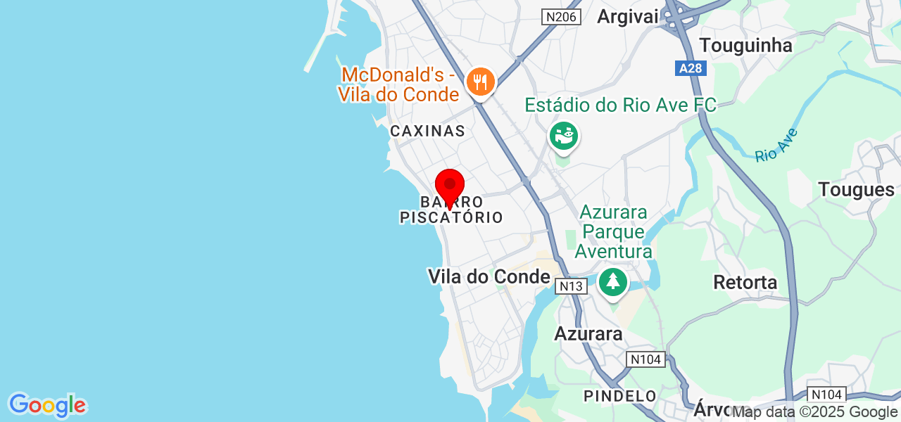 inês - Porto - Vila do Conde - Map