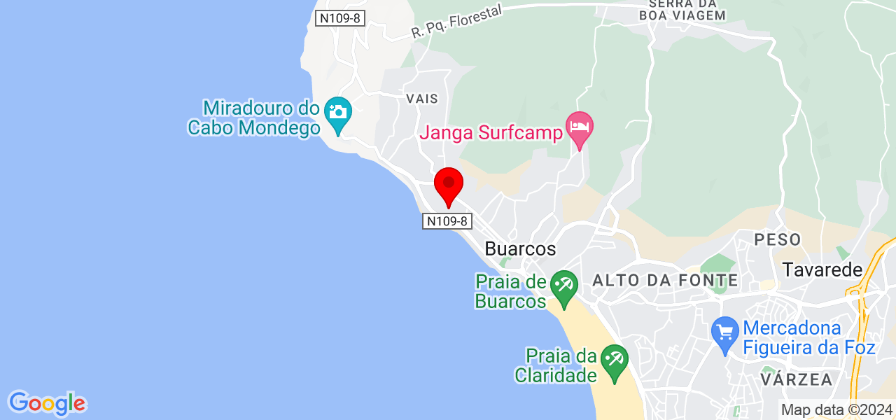 C&eacute;lia Perp&eacute;tuo - Coimbra - Figueira da Foz - Mapa