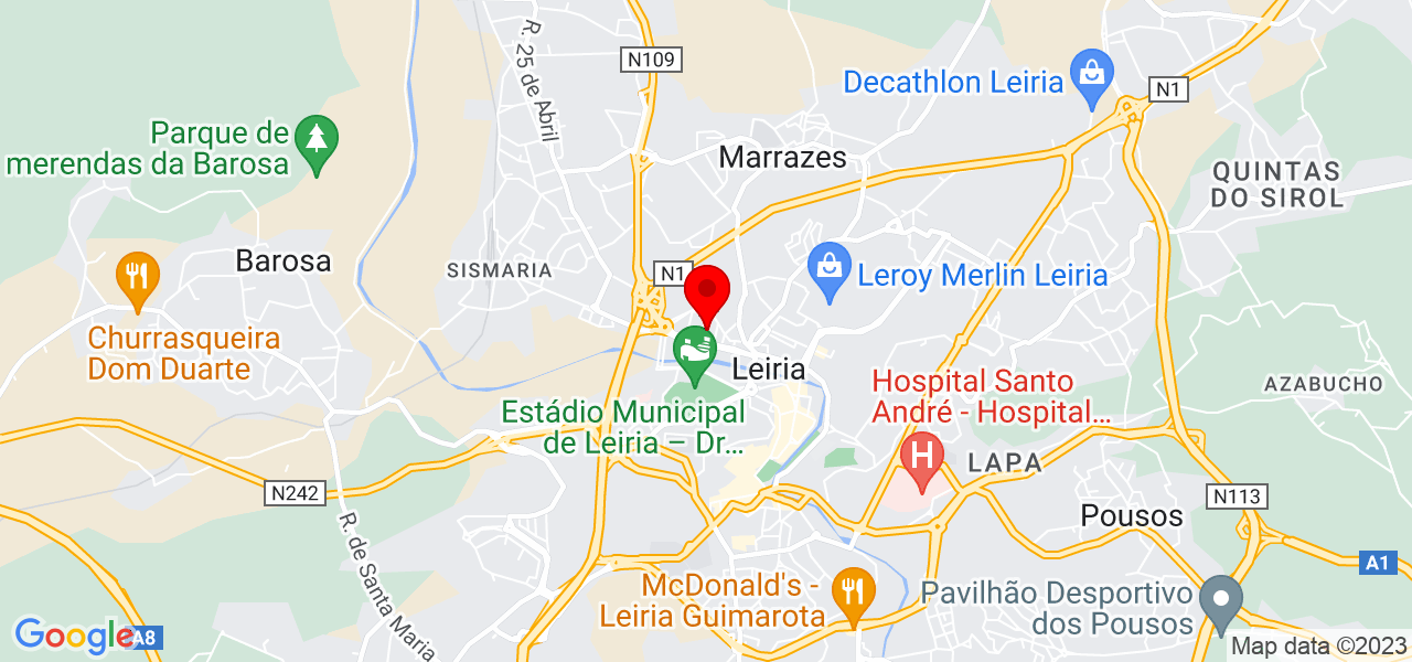 Simone Silva - Leiria - Leiria - Mapa