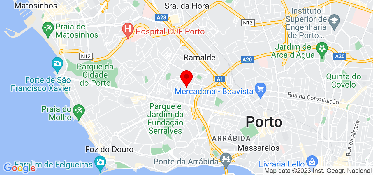 Daniela Machado - Porto - Porto - Mapa