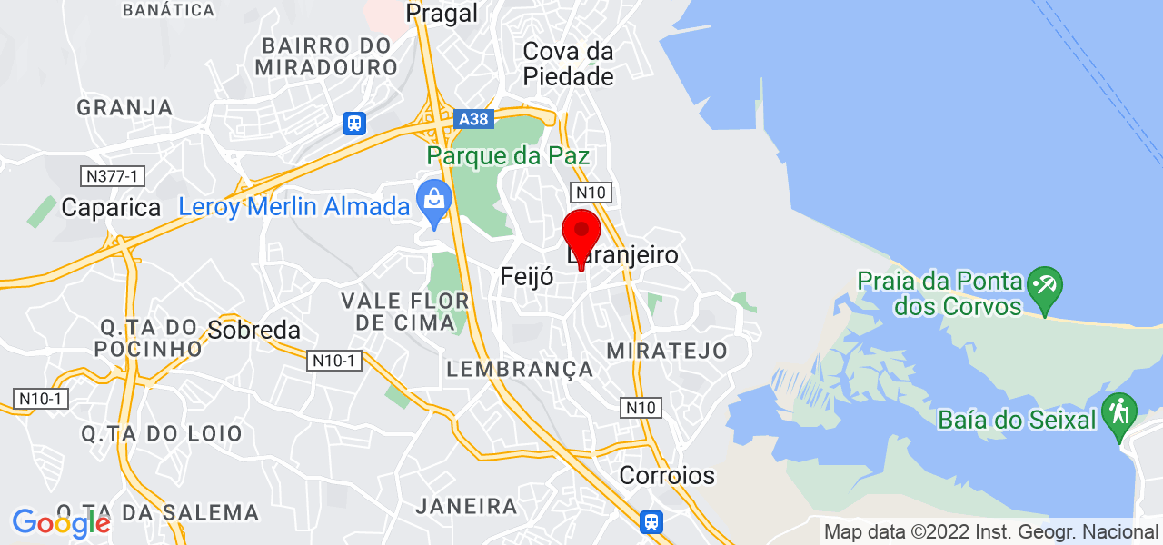Soul Events - Setúbal - Almada - Map