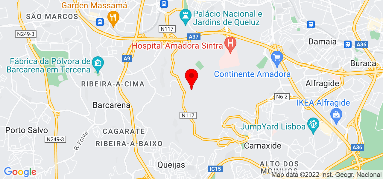 Carlos fernandes - Lisboa - Amadora - Mapa