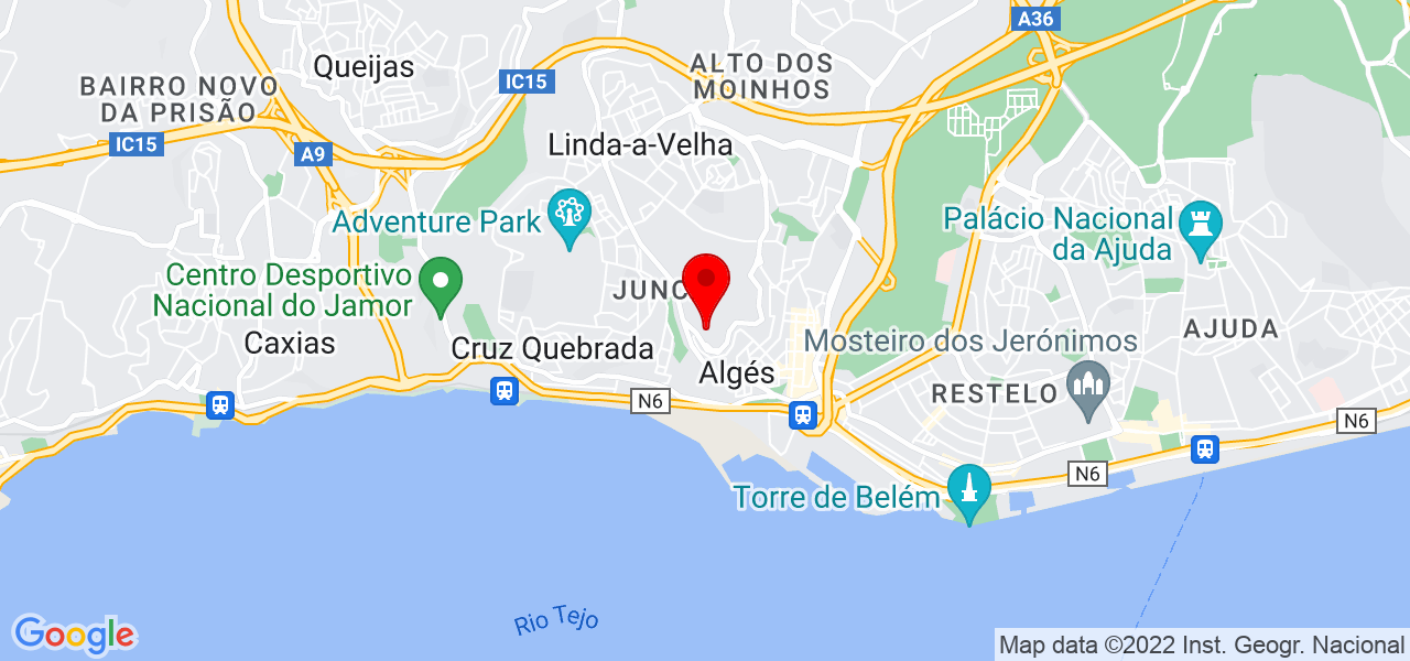 Silvia Basto - Lisboa - Oeiras - Mapa
