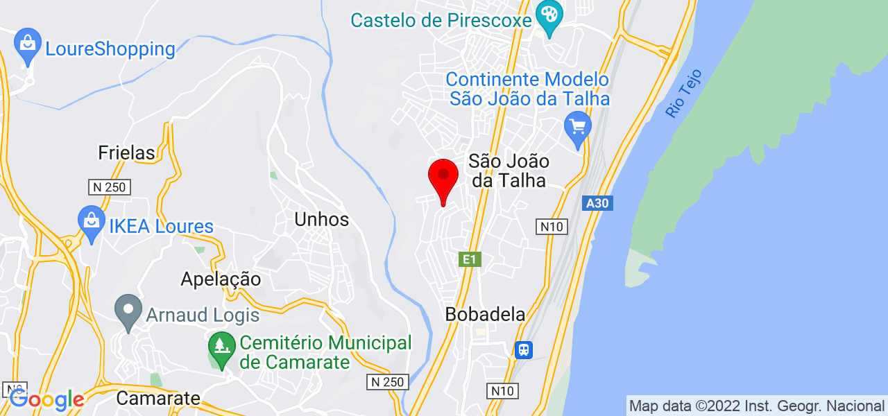 Partyland - Lisboa - Loures - Mapa