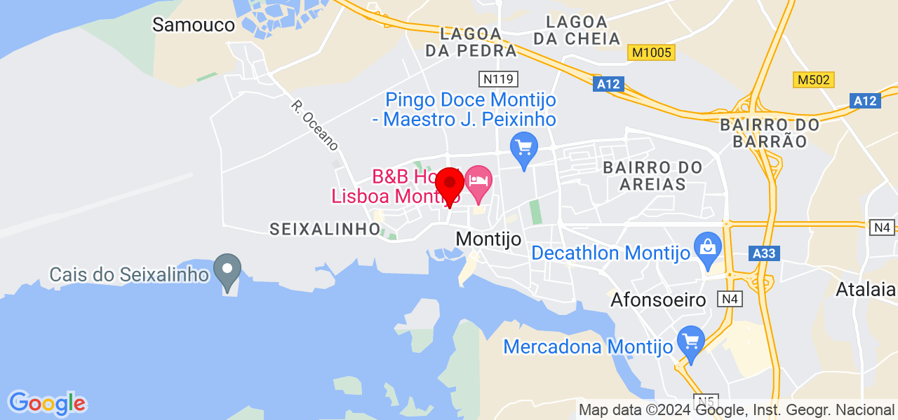 WSouto Soluções. - Setúbal - Montijo - Mapa