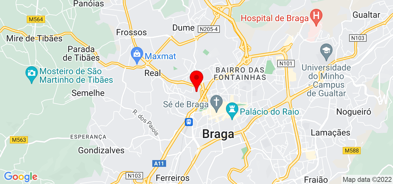 Maria Silva - Braga - Braga - Mapa