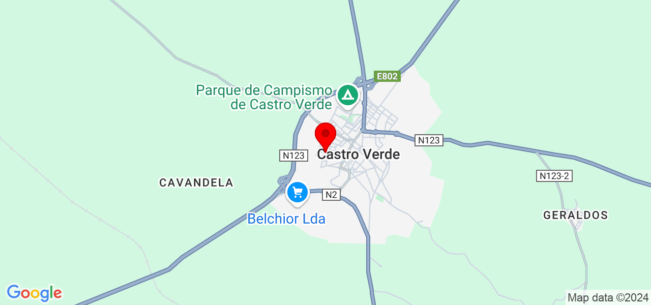 Rafaela Torres - Beja - Castro Verde - Mapa