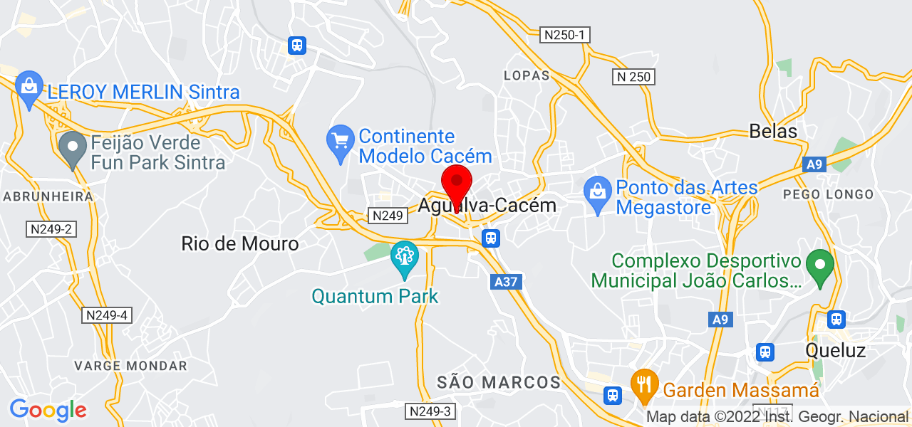 Isabel Morais - Lisboa - Sintra - Mapa