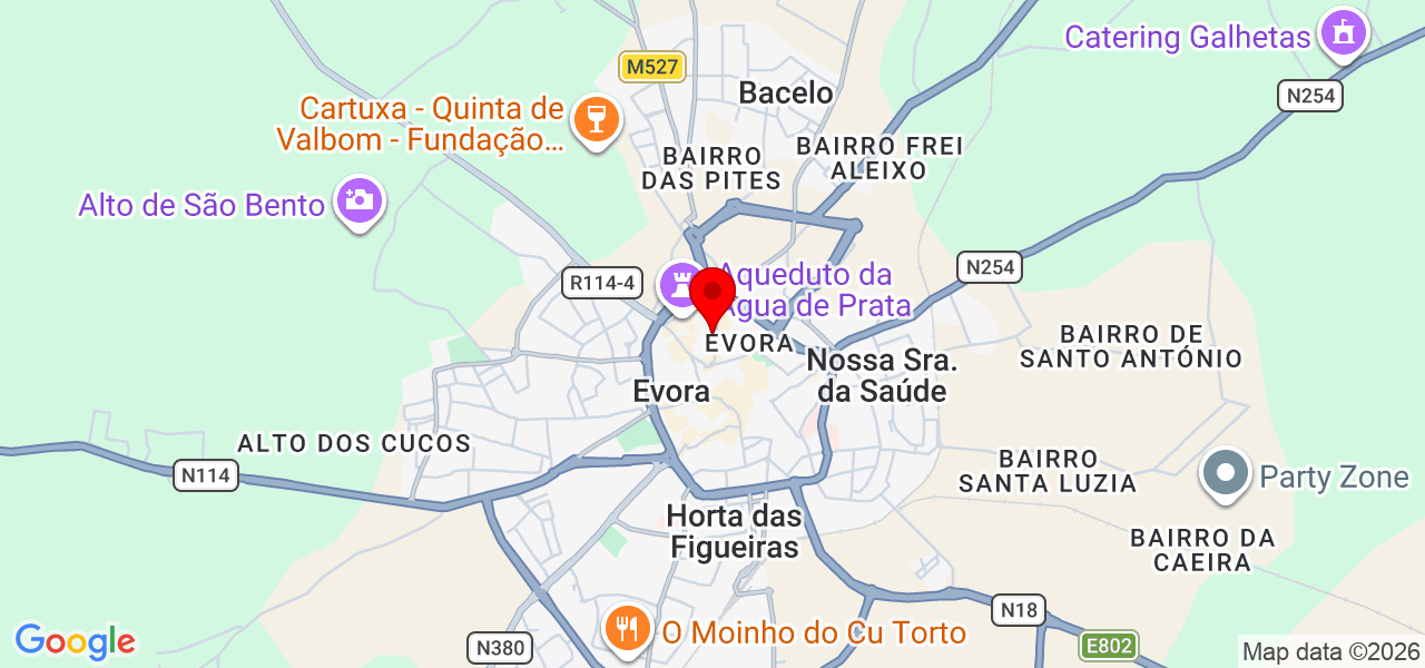Alexandre Hyodo - Évora - Évora - Carte