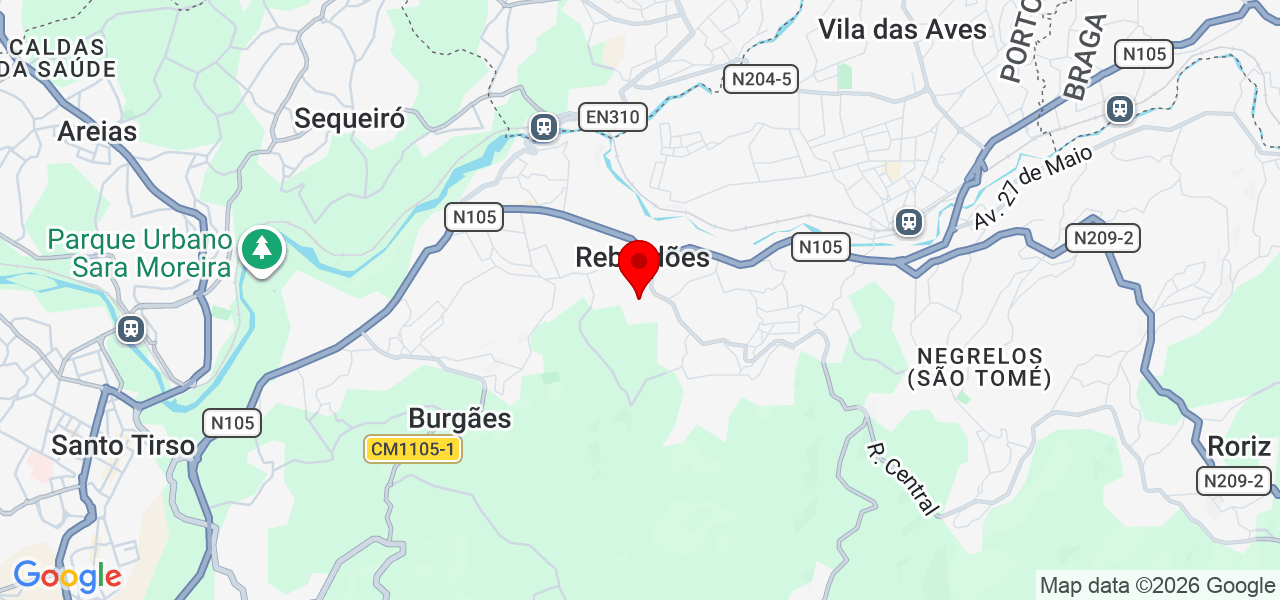 Machadoefernandes - Porto - Santo Tirso - Map