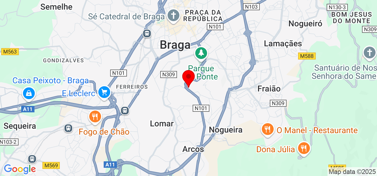 Herberth Reyes - Braga - Braga - Map