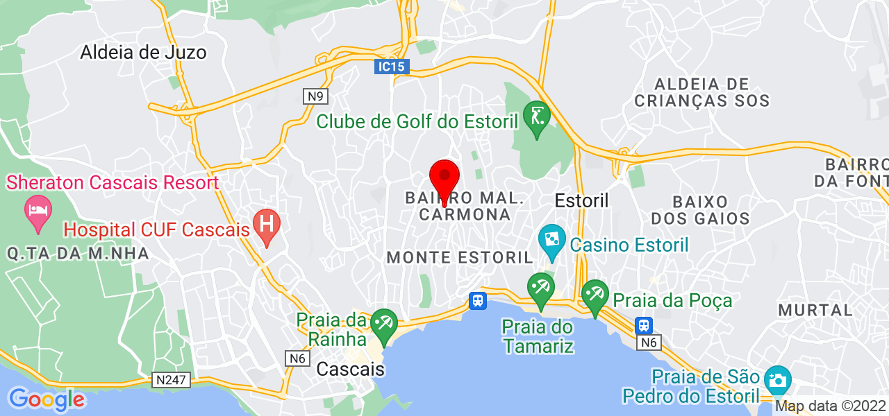 LISETE E FERNANDO MARTINS - Lisboa - Cascais - Mapa