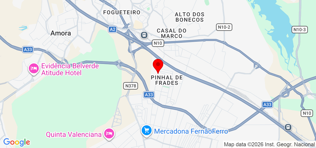 Alerta Servi&ccedil;os - Setúbal - Seixal - Map