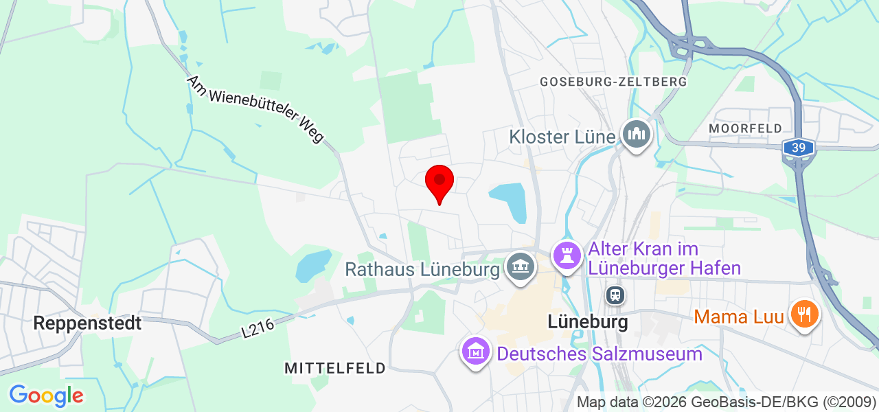 Ohana mobile Bar - Niedersachsen - Lüneburg - Karte