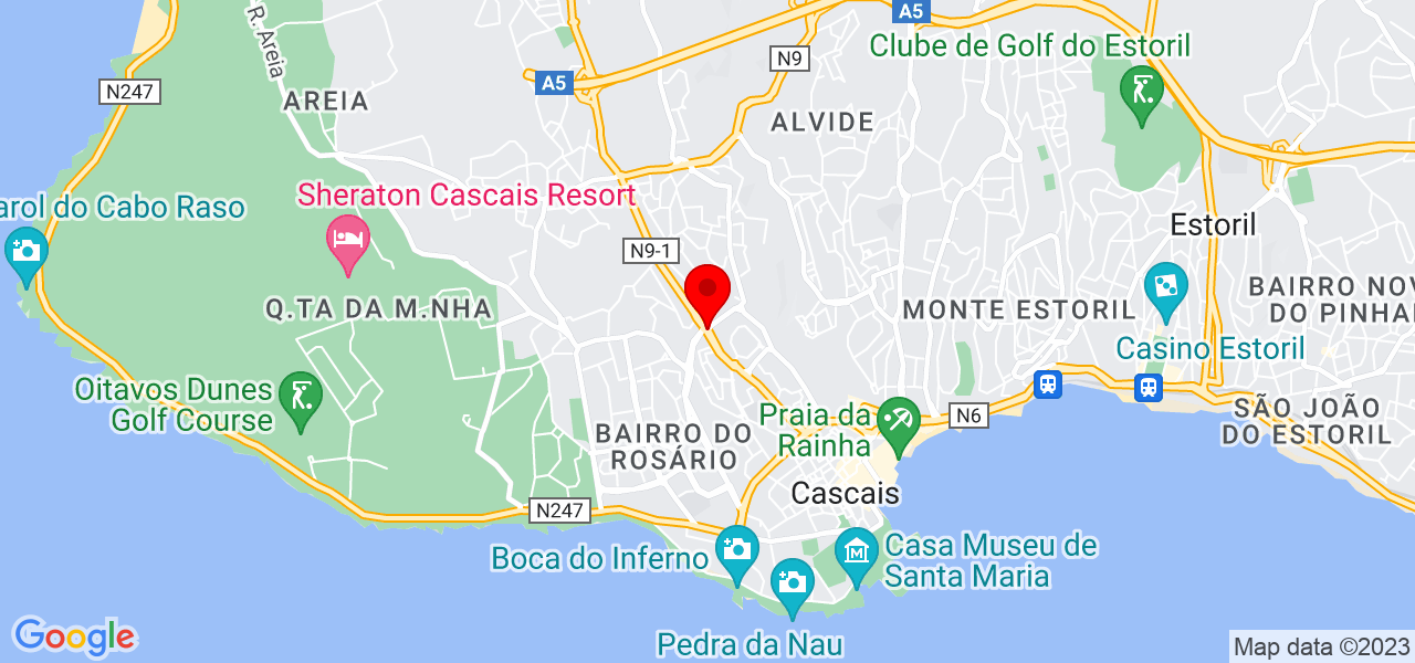 PT Micael Godinho - Lisboa - Cascais - Mapa