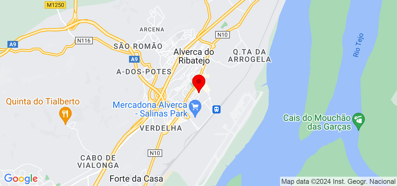 MM Alverca - Lisboa - Vila Franca de Xira - Map