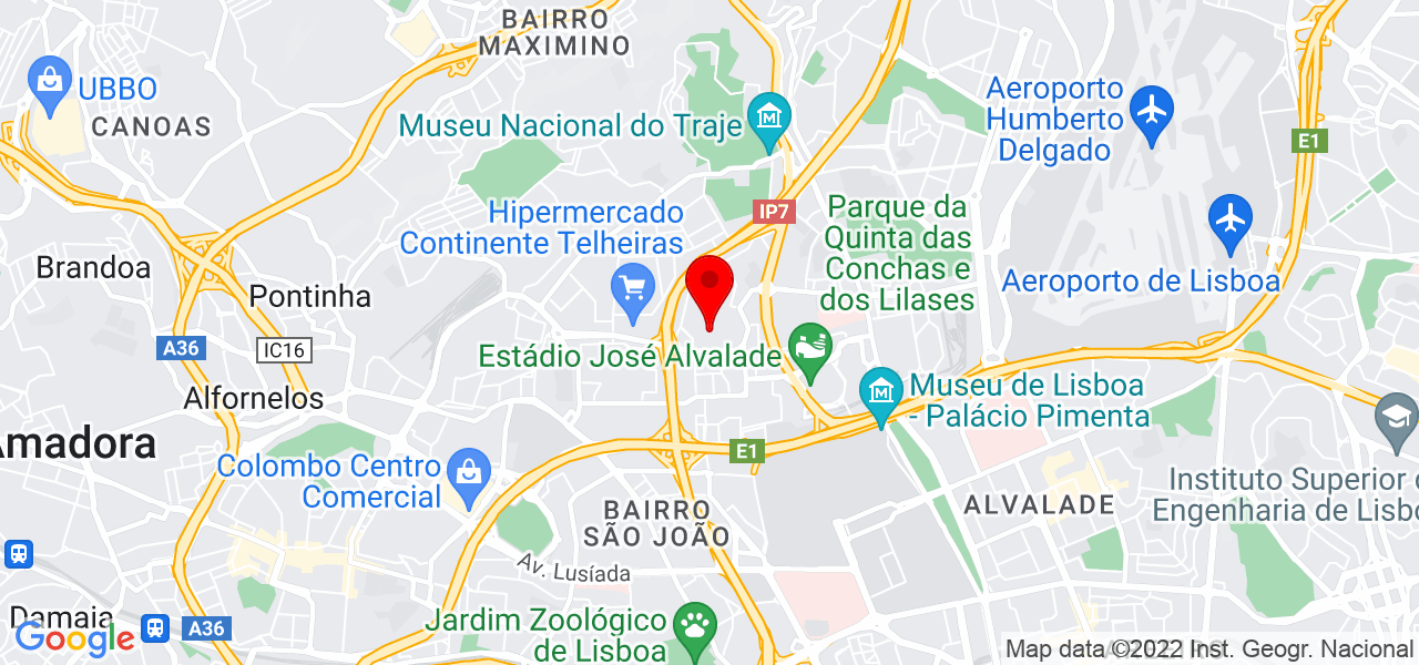 Cristina - Lisboa - Lisboa - Mapa