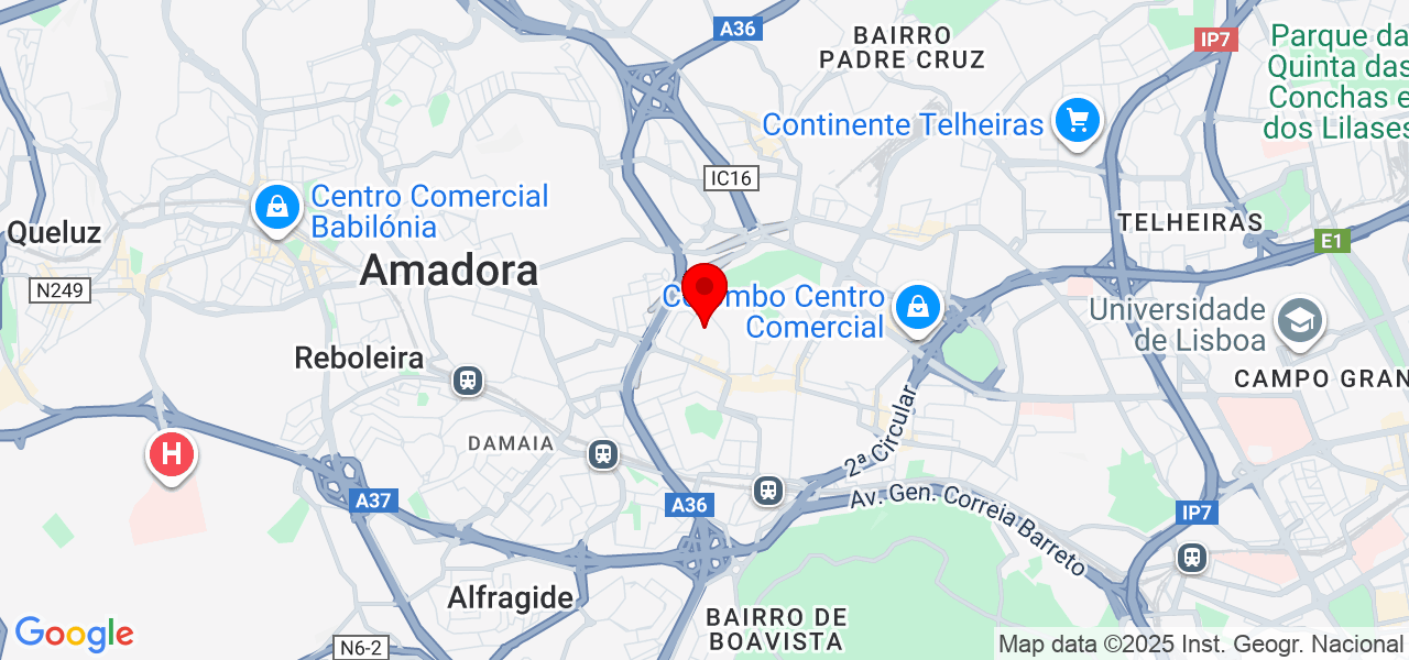 DB comercial - Lisboa - Lisboa - Karte