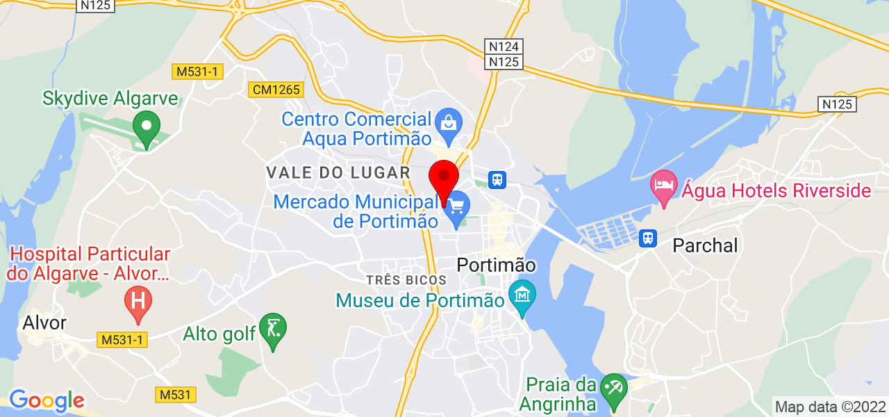 Bianca Auer - Faro - Portimão - Mapa