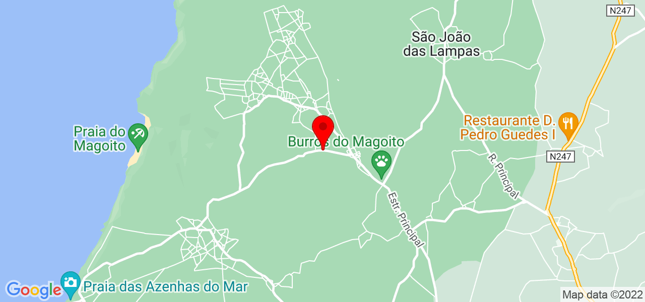 Euziete - Lisboa - Sintra - Mapa