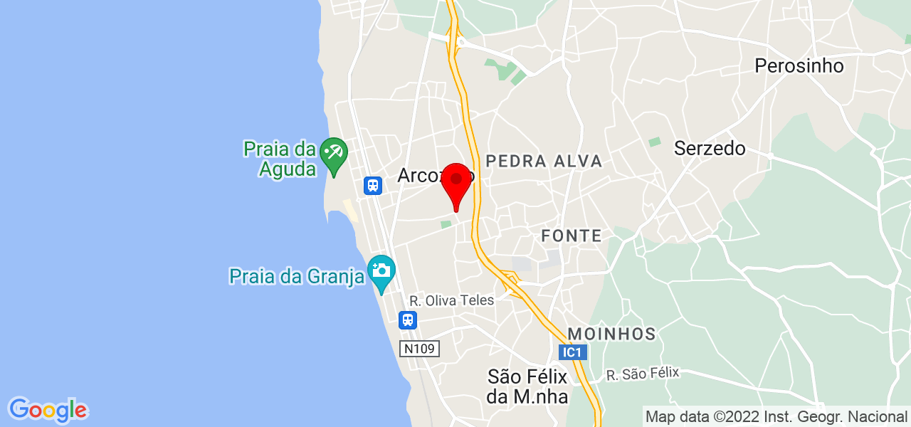 Teiasdartemis - Porto - Vila Nova de Gaia - Mapa