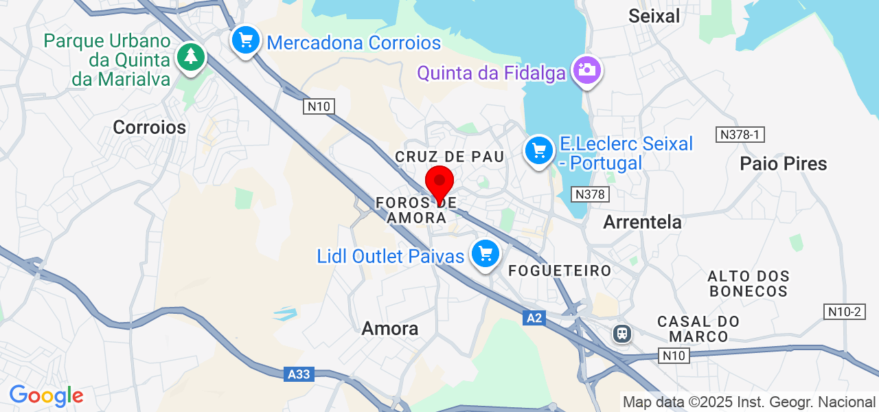 A1LIMPEZA - Setúbal - Seixal - Mapa