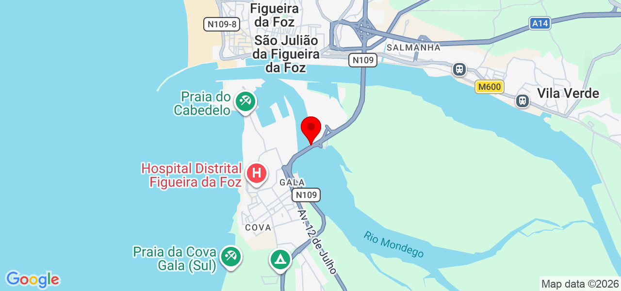 Braga - Coimbra - Figueira da Foz - Carte