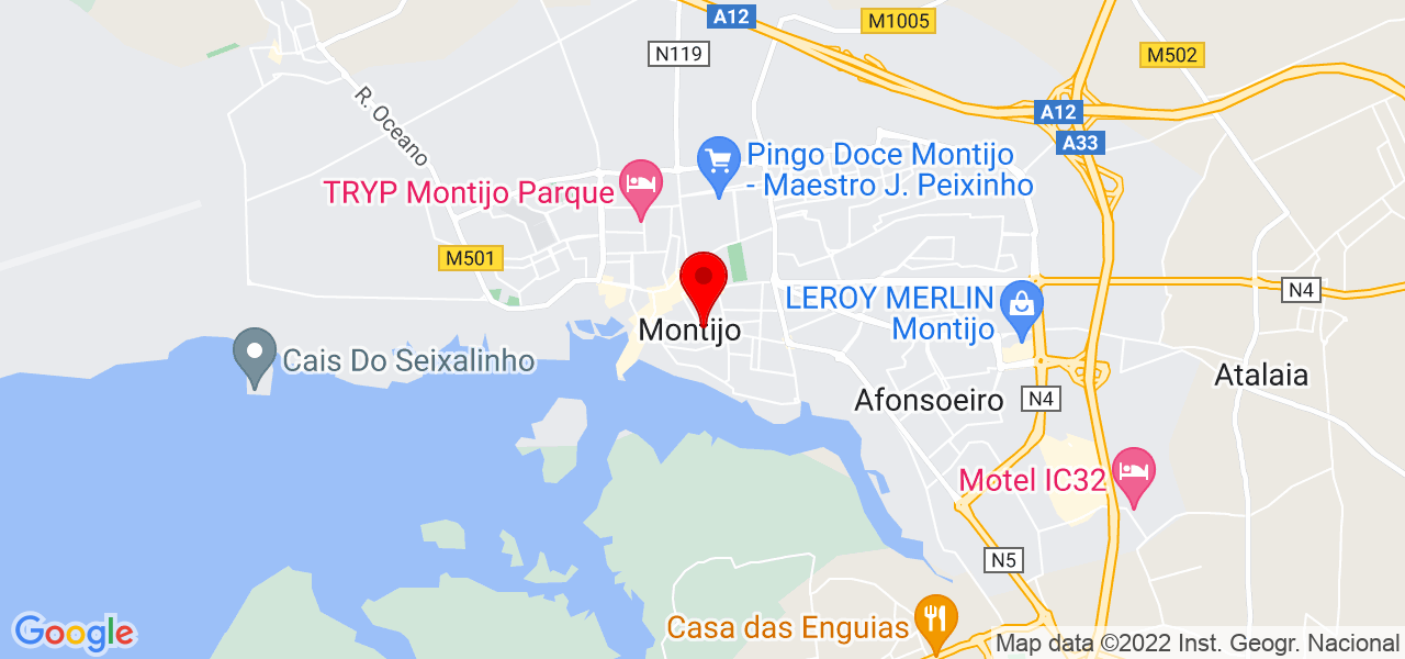 Sitana - Setúbal - Montijo - Mapa