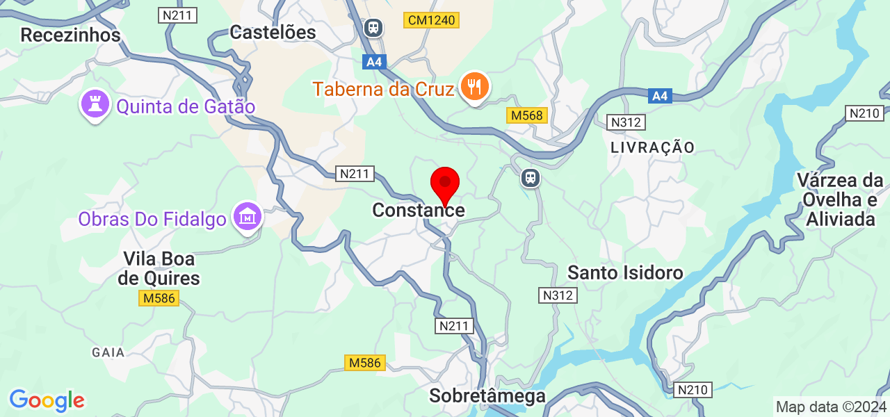 Jorge Fernando R Pereira unipessoal lda - Porto - Marco de Canaveses - Map