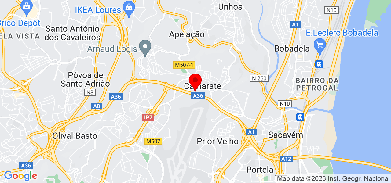 cantinhocriativodigital - Lisboa - Loures - Mapa